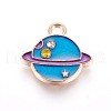 Zinc Alloy Pendants X-ENAM-P164-04-1