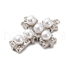 Brass Micro Pave Cubic Zirconia Pendants KK-F895-10P-2