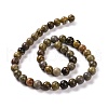 Natural Dendritic Jasper Beads Strands G-H1632-6MM-2