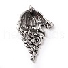 Tibetan Style 304 Stainless Steel Pendants STAS-P305-42AS-2