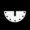 Tarnish Resistant 201 Stainless Steel Chandelier Component Links STAS-S105-LA391-1-1