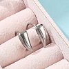 304 Stainless Steel Cuff Earrings EJEW-B116-05P-3