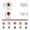 AHADERMAKER 40Pcs 10 Styles Evil Eye Resin & Glass Cabochons MRMJ-GA0001-21-2