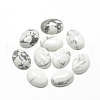 Natural Howlite Cabochons G-R415-13x18-29-1