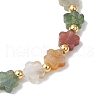 8Pcs Natural & Synthetic Gemstone Beads Stretch Bracelets for Women BJEW-JB11768-6