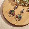 Natural/Synthetic Mixed Stone Pendant Decoration Sets HJEW-SW00005-3