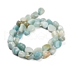 Natural Flower Amazonite Beads Strands G-P568-C18-01-3