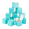 Square Kraft Paper Necklace Earring Storage Gift Boxes CON-WH0095-90B-02-7