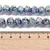 Handmade Foil Lampwork Beads Strands FOIL-S136-001D-4
