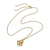 304 Stainless Steel Cable Chain Macrame Pouch Slider Necklace Making NJEW-JN05069-01-1