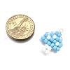 Glass Seed Bead Pendants PALLOY-TA00278-2
