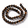 Natural Tiger Eye Beads Strands G-S362-118E-02-2