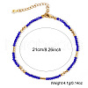 Glass Round Beads Ankles for Women KT6015-2-3