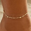 Brass Singapore Chain Anklets for Women FS-WGB1635-03-1