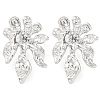 304 Stainless Steel Flower Stud Earrings for Women EJEW-U023-08P-2