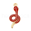 Alloy Enamel Pendants FIND-U031-14G-02-1