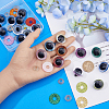 DICOSMETIC 20 Sets 10 Colors Plastic Doll Craft Eyes DIY-DC0002-38A-3