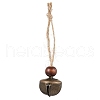 Iron Bell Pendant Decoration HJEW-JM02488-02-1