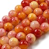 Natural Dyed Yellow Jade Beads Strands G-Q160-A01-01C-2