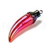 Opaque Resin Pendants FIND-I044-16G-01-2