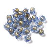 Handmade Gold Foil Lampwork Glass Beads X1-LAMP-G158-02F-1