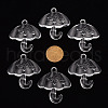 Transparent Acrylic Pendants TACR-T024-01B-205-3