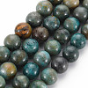 Natural Chrysocolla Beads Strands G-S376-004B-1