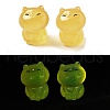 Luminous Resin Cute Little Cat Ornaments RESI-R459-01C-1