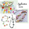 SOFPLATE 112Pcs 14 Colors Transparent & Opaque Acrylic Beads OACR-SP0001-28-6