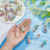 DICOSMETIC 24Pcs Wishing Bottle Glass Bottle Pendants FIND-DC0004-85-3