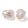 UV Plating Rainbow Iridescent Transparent Acrylic Beads OACR-C007-04B-2