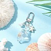Glow in the Dark Acrylic Conch Pendant Decorations HJEW-JM03290-03-1