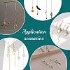 Unicraftale 20Pcs 2 Colors 304 Stainless Steel Stud Earrings Findings STAS-UN0036-78-7