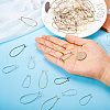 Brass Hoop Earrings Findings Kidney Ear Wires KK-TA0007-10-22