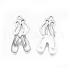 Tibetan Style Alloy Dance Shoes Pendants TIBEP-844-AS-FF-1