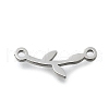 304 Stainless Steel Connectors Charms STAS-U041-06P-1