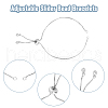 DICOSMETIC DIY Blank Dome Links Bracelet Making Kits DIY-DC0002-48-6