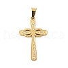 304 Stainless Steel Pendants STAS-R168-08G-1