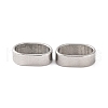 Non-Tarnish 304 Stainless Steel Slide Charms STAS-S133-01P-02-1