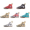 30Pcs 6 Styles Alloy Enamel Pendants ENAM-CJ0005-13-7