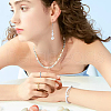SUNNYCLUE Rhodium Plated 925 Sterling Silver Beads STER-BC0002-19A-6