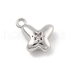 Brass Micro Pave Cubic Zirconia Pendants KK-D283-17P-1
