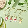 304 Stainless Steel Cuff Earring Chains EJEW-JE05641-2