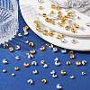 300Pcs 6 Styles Brass Crimp Beads Covers KK-CJ0001-93-5