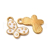304 Stainless Steel Enamel Penadnts STAS-Q363-02D-G-2