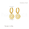 Stainless Steel Lemon Hoop Earrings EU6572-2-3