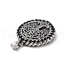 304 Stainless Steel Pendants STAS-J039-18AS-3