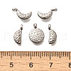 5Pcs 304 Stainless Steel Charms X-STAS-R140-01P-3