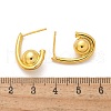 Brass Stud Earrings EJEW-Q015-11G-3