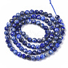 Natural Lapis Lazuli Beads Strands X-G-S361-4mm-006-2